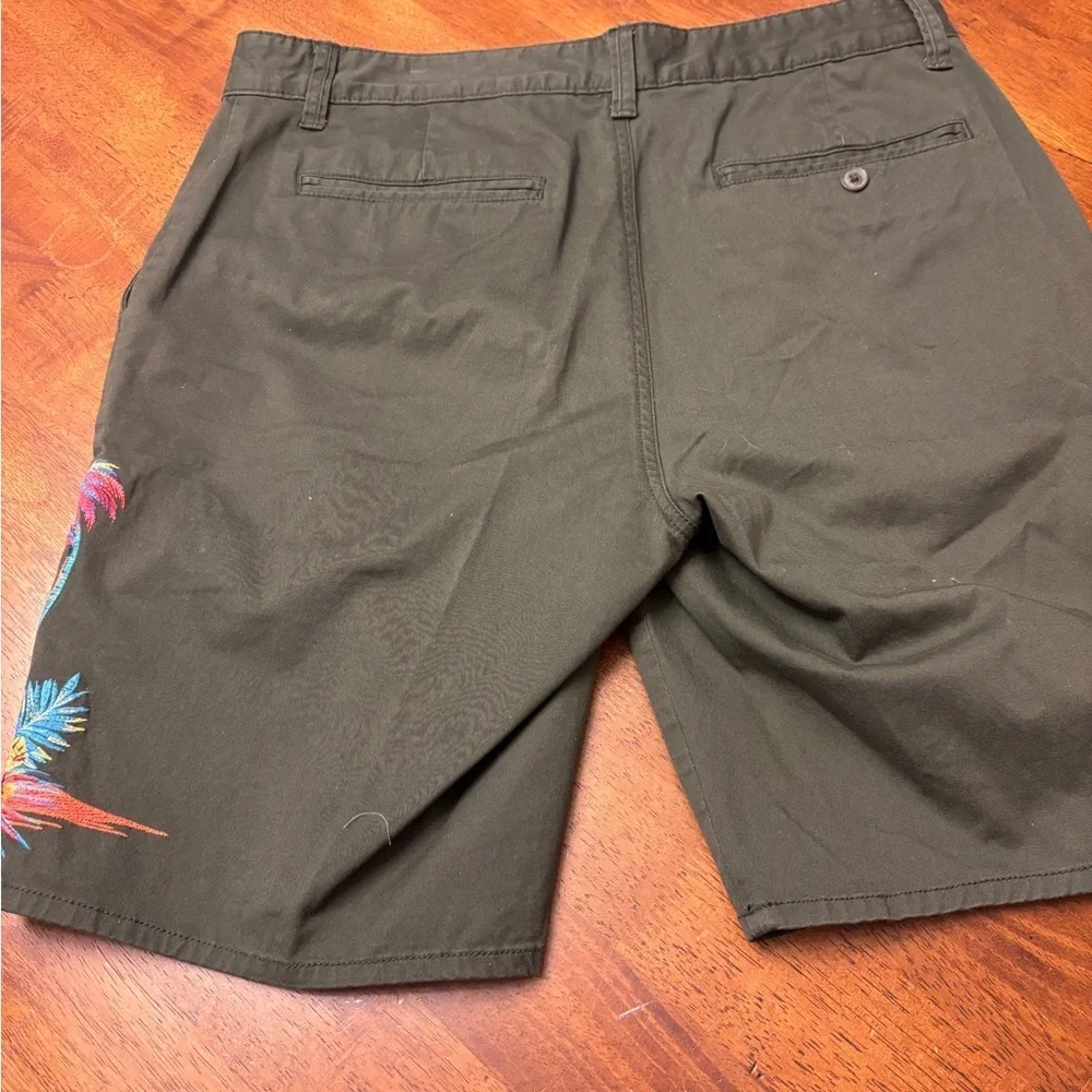 American Rag canvas embroidered shorts size 34